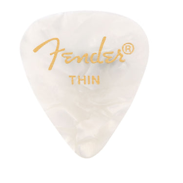 Pua Fender Pick Pack White Moto Thin (12 Pzas), 0980351705